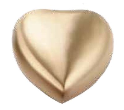 Polished Bronze Heart